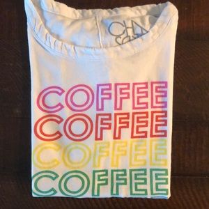 Chaser Tops - Chaser Brand Tee- Coffee Chaser Tops - Chaser Brand Tee- Coffee